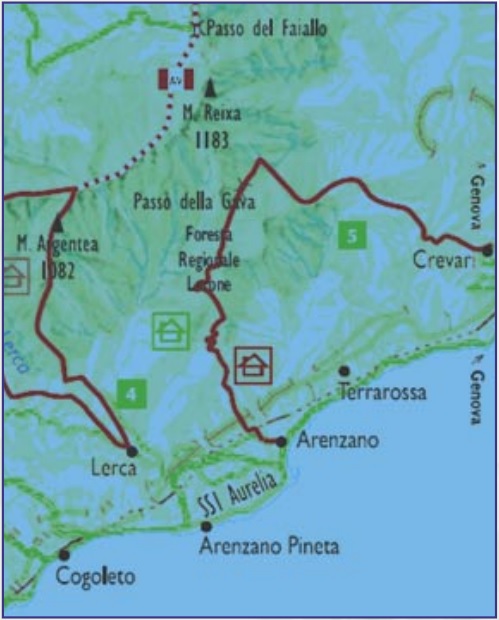 Cartina - Arenzano
