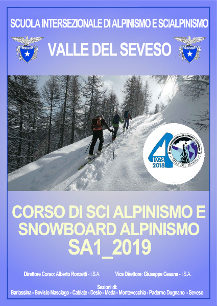 Locandina Sci Alpinismo 2019