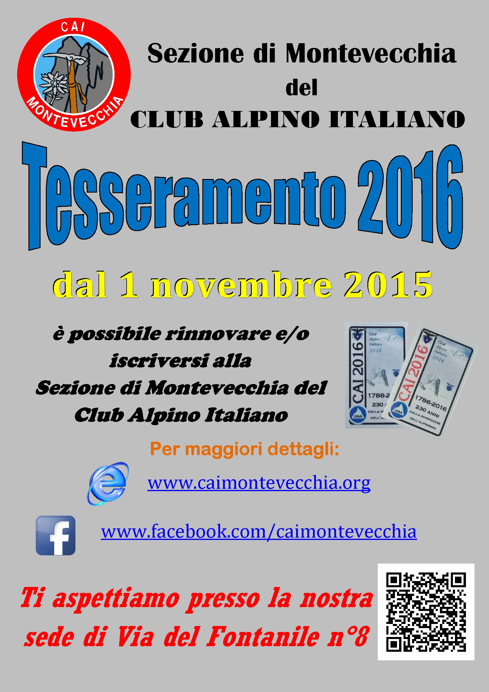 Locandina Tesseramento 2016