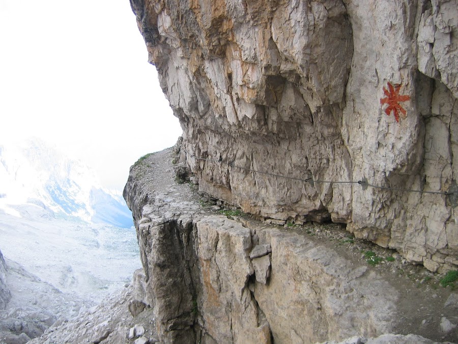 Dolomiti di Brenta - cengia