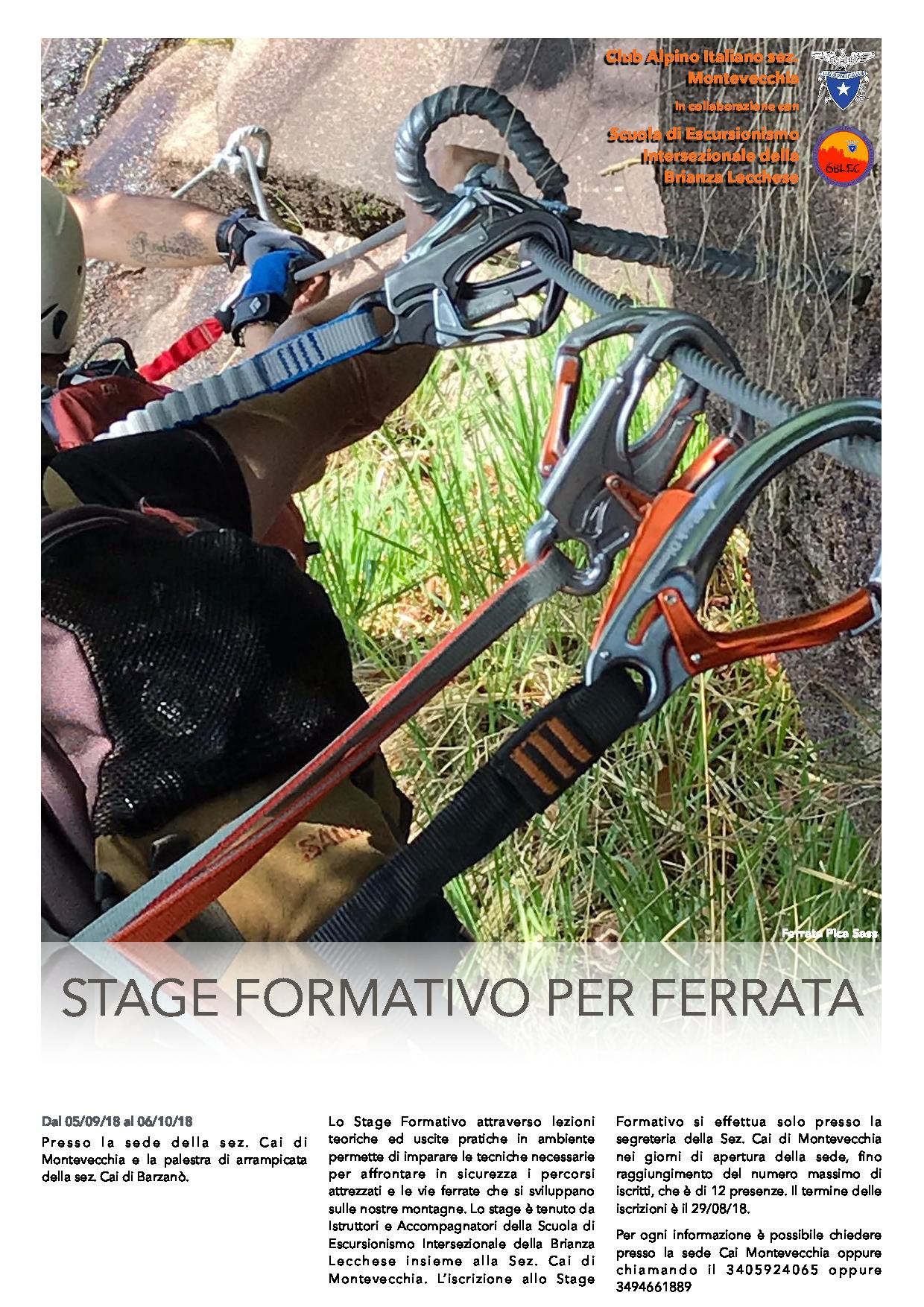 Locandina 6BLec Stage Ferrata 2018