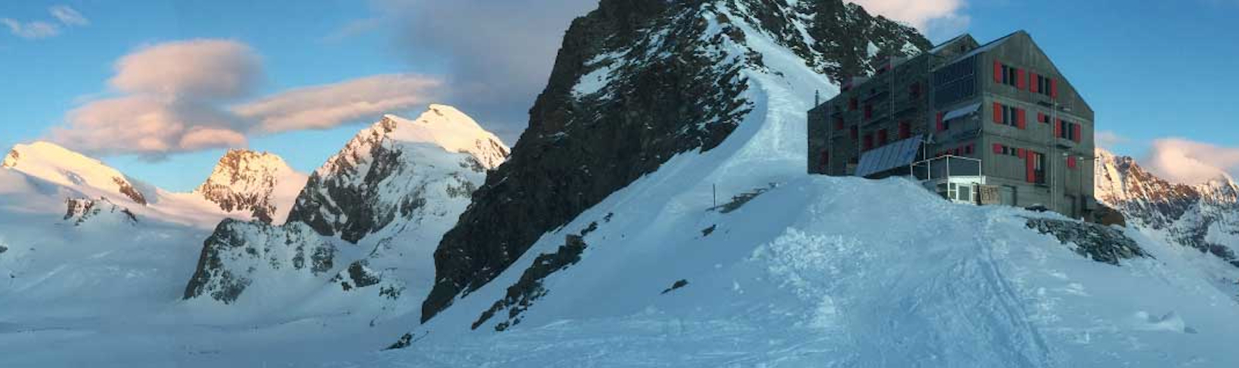 Panorama e Rifugio Brittaniahutte