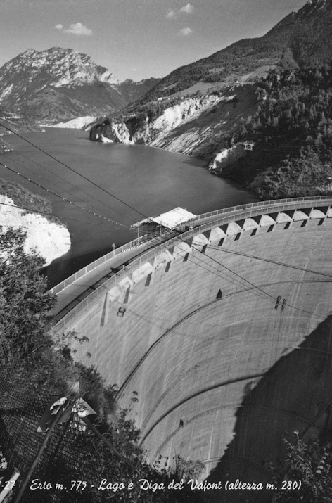 Diga del Vajont-foto storica