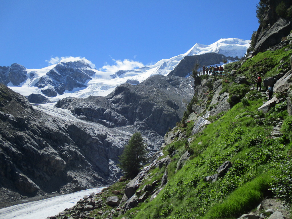Panorama ghiacciaio del Morteratsch