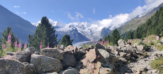 Valle del ghiacciaio del Morterasch