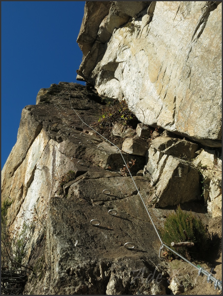 Ferrata Pietro Biasini - tratto verticale