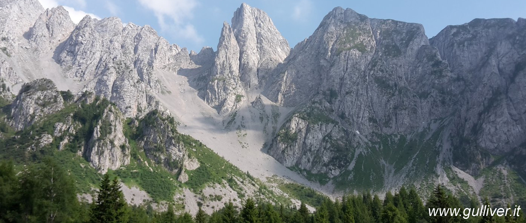 Vista sul Cimon della Bagozza