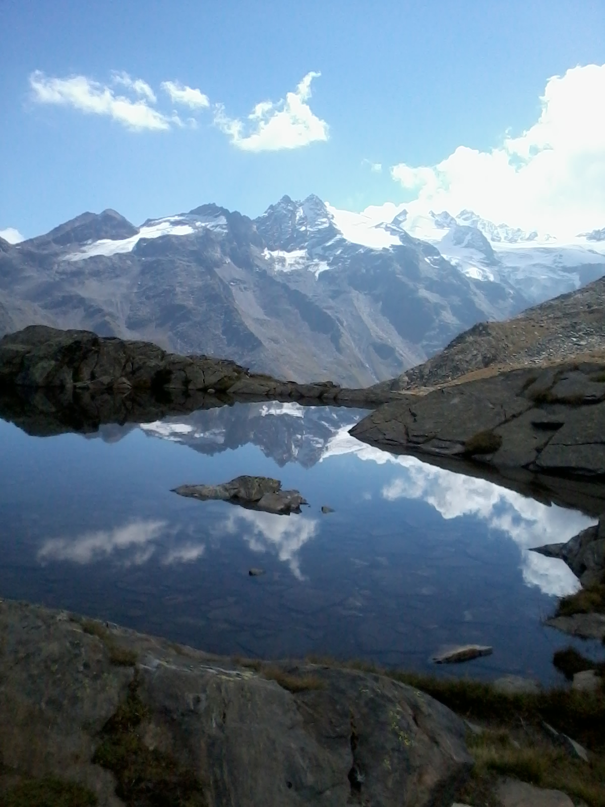 Panorama e lago del Lauson